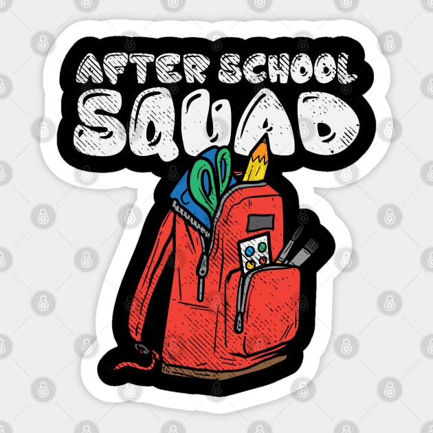 After School Squad Sticker by maxdax